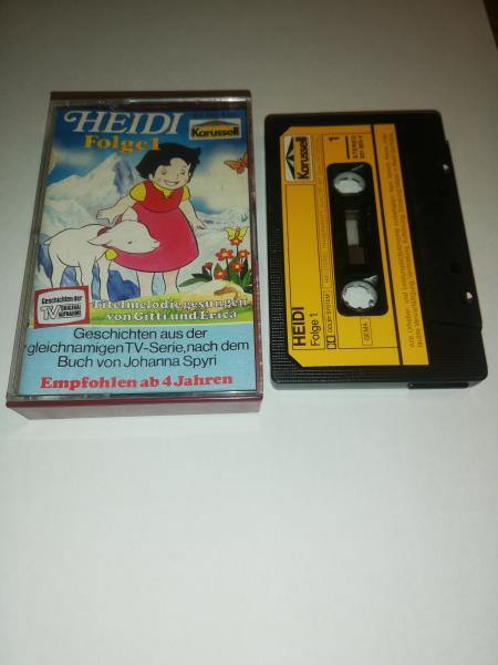 Heidi Folge 1 Schwarz mit Gelben Aufkleber 831883-4 Karussell